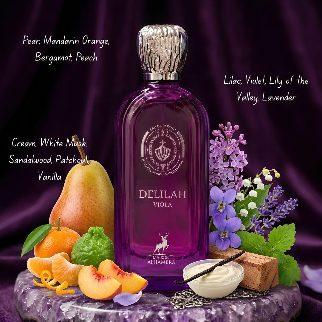 Maison Alhambra Delilah Viola EDP for Women 100ml | Floral